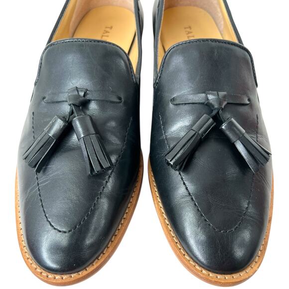 TALBOTS Leighton Tassel Loafers in Black Women's Size 9 Medium - Picture 7 of 15